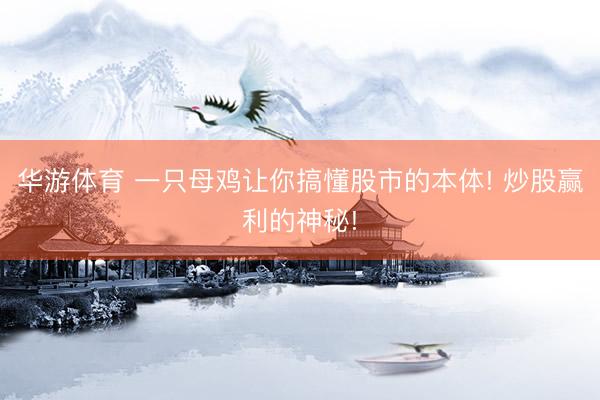 华游体育 一只母鸡让你搞懂股市的本体! 炒股赢利的神秘!